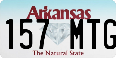 AR license plate 157MTG