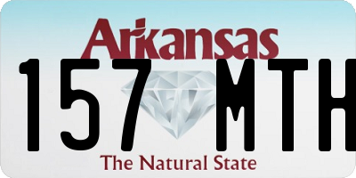 AR license plate 157MTH