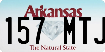 AR license plate 157MTJ