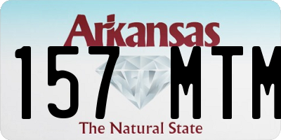 AR license plate 157MTM