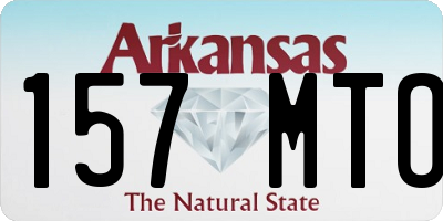 AR license plate 157MTO