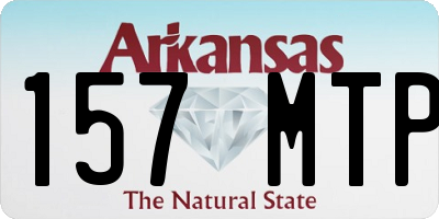 AR license plate 157MTP