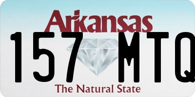 AR license plate 157MTQ