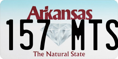 AR license plate 157MTS