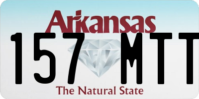 AR license plate 157MTT