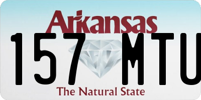 AR license plate 157MTU