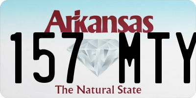 AR license plate 157MTY