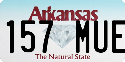 AR license plate 157MUE