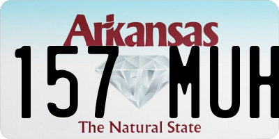AR license plate 157MUH