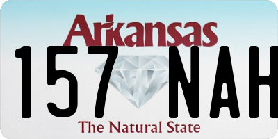 AR license plate 157NAH