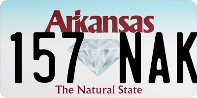 AR license plate 157NAK