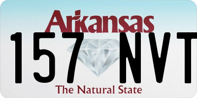 AR license plate 157NVT