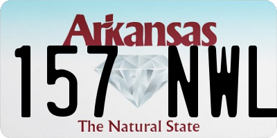 AR license plate 157NWL