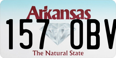 AR license plate 157OBV