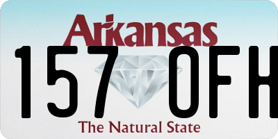 AR license plate 157OFH