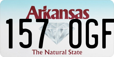 AR license plate 157OGF