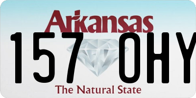 AR license plate 157OHY
