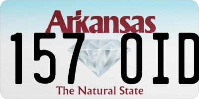 AR license plate 157OID