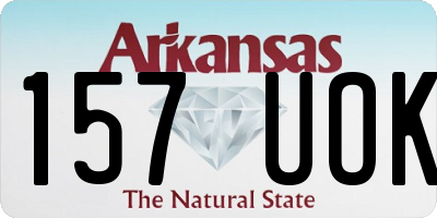 AR license plate 157UOK