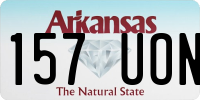 AR license plate 157UON