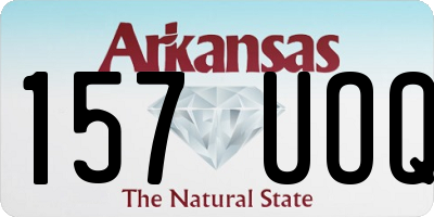 AR license plate 157UOQ
