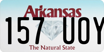 AR license plate 157UOY