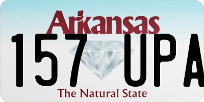 AR license plate 157UPA
