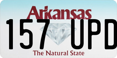 AR license plate 157UPD