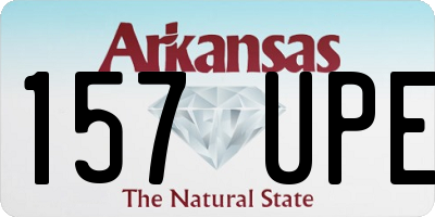 AR license plate 157UPE