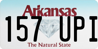 AR license plate 157UPI