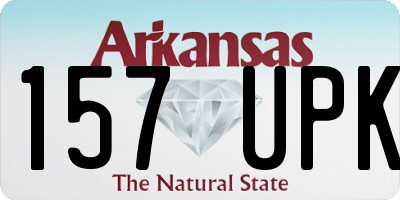 AR license plate 157UPK