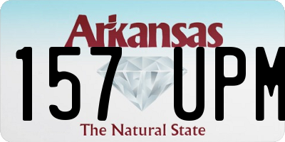 AR license plate 157UPM