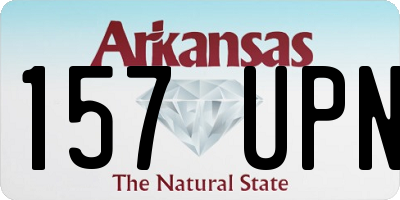 AR license plate 157UPN