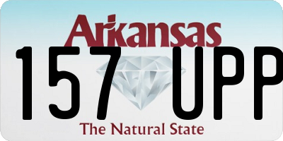 AR license plate 157UPP