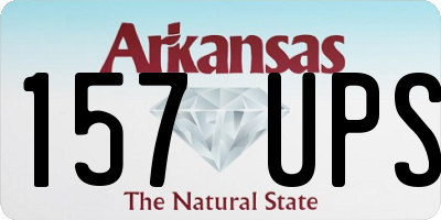 AR license plate 157UPS