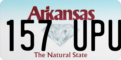 AR license plate 157UPU