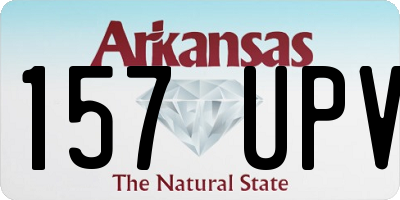 AR license plate 157UPV