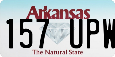 AR license plate 157UPW