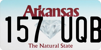 AR license plate 157UQB