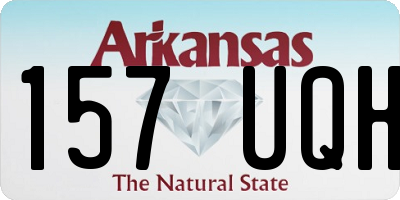 AR license plate 157UQH