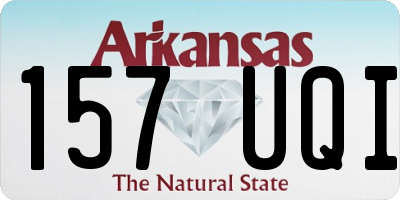 AR license plate 157UQI