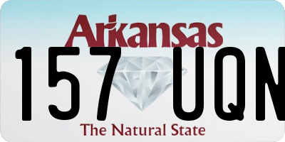 AR license plate 157UQN