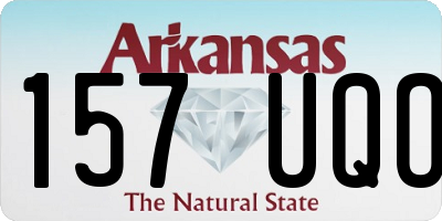 AR license plate 157UQO