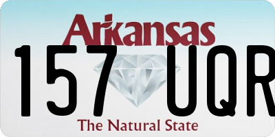 AR license plate 157UQR
