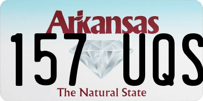 AR license plate 157UQS