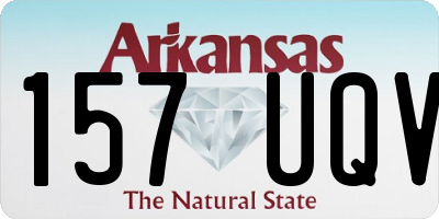 AR license plate 157UQV