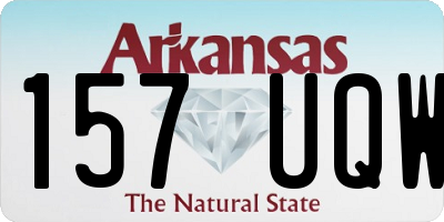 AR license plate 157UQW