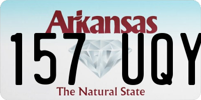 AR license plate 157UQY