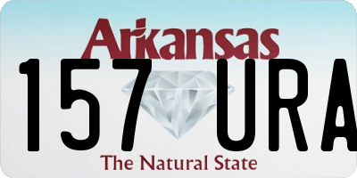 AR license plate 157URA