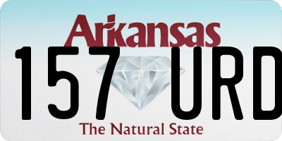 AR license plate 157URD